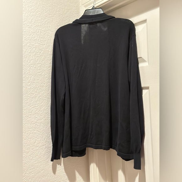 Volcom, size M, black shawl collar sweater - Picture 3 of 4